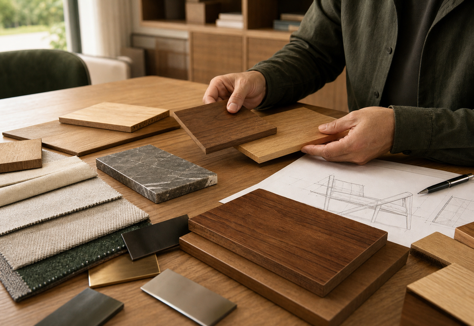 Craftora material coordination detail