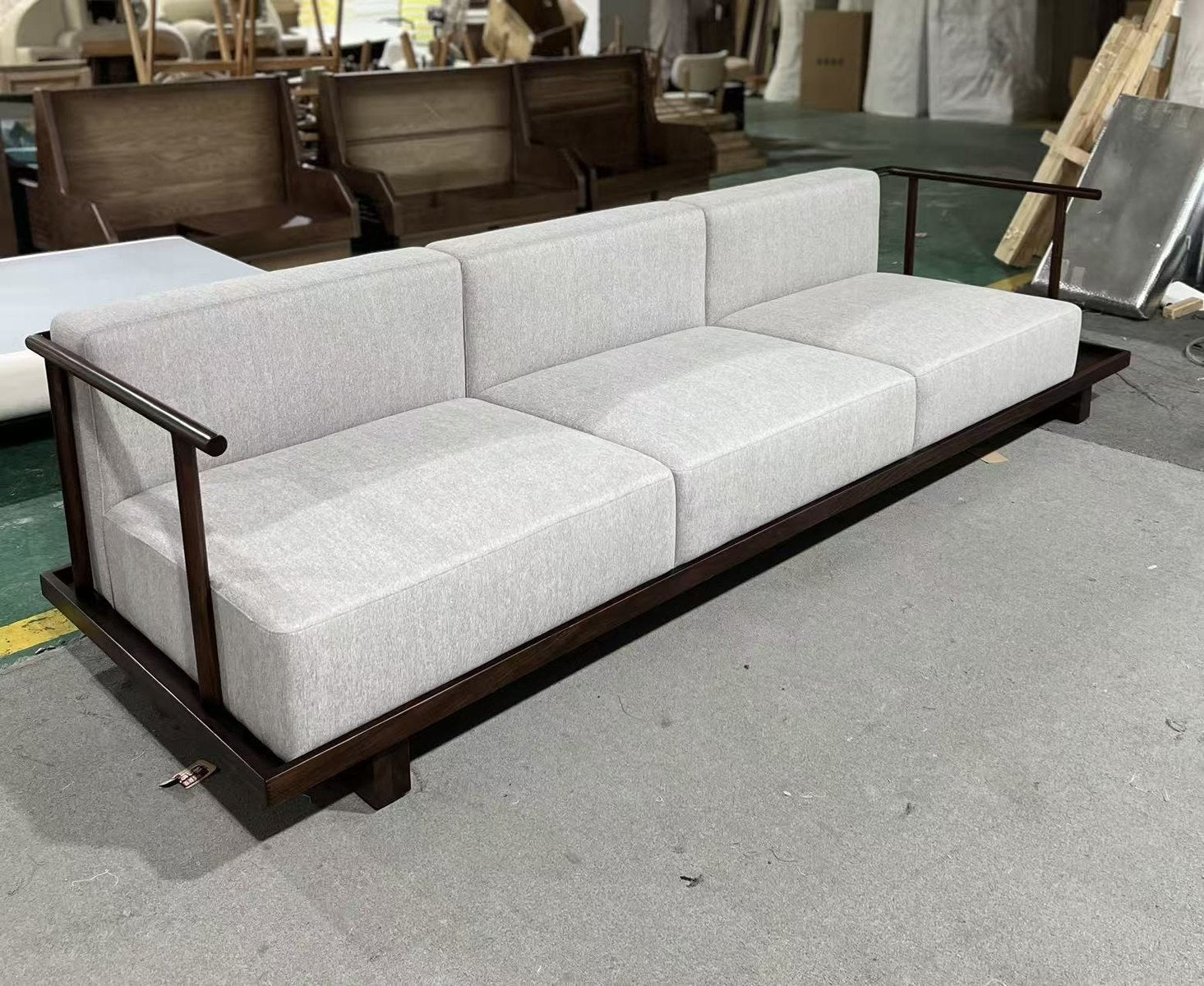 Finished sofa sample